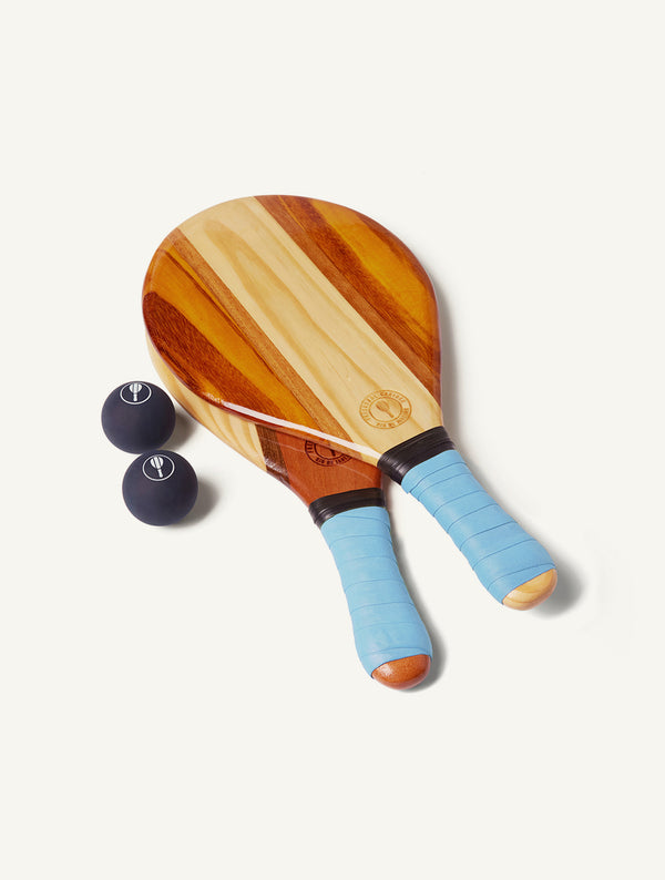 frescobol carioca TRANCOSO BEACH BAT SET Pastel Blue