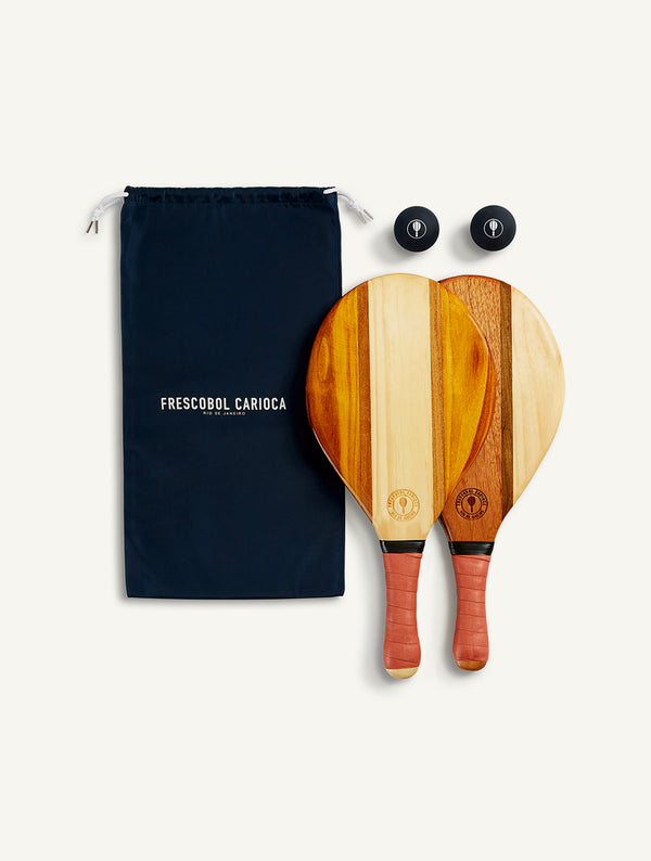 Frescobol Carioca TRANCOSO BEACH BAT SET Terracotta