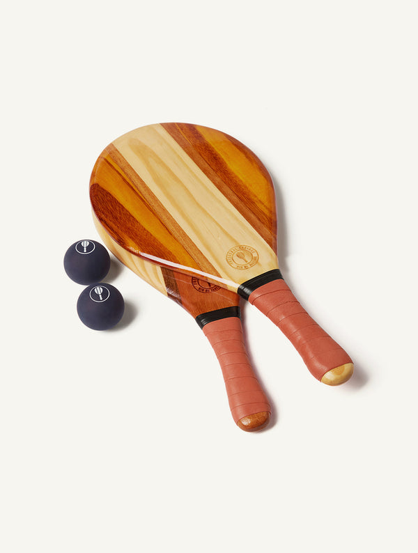 frescobol carioca TRANCOSO BEACH BAT SET Terracotta