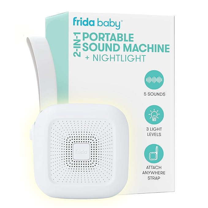 frida 2-in-1 Portable Sound Machine + Nightlight