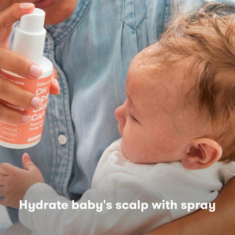 Frida Oh Cr*p Cradle Cap FlakeFixer Scalp Spray + Scalp Mask Duo