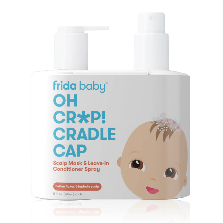 frida Oh Cr*p Cradle Cap FlakeFixer Scalp Spray + Scalp Mask Duo