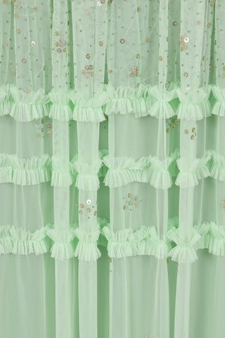 Frock & Frill Agnes Green Sequin Maxi Dress