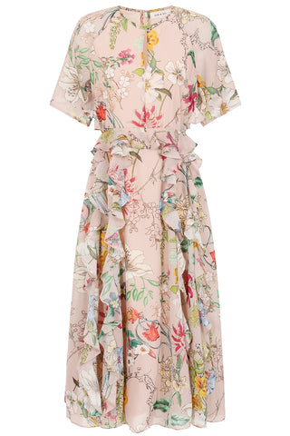 Frock & Frill Aisley Floral Print Midi Dress