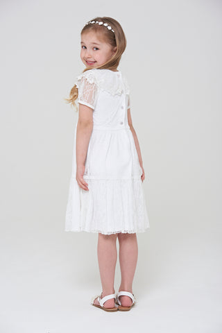 Frock & Frill Amabella Lace Dress With Frill Collar