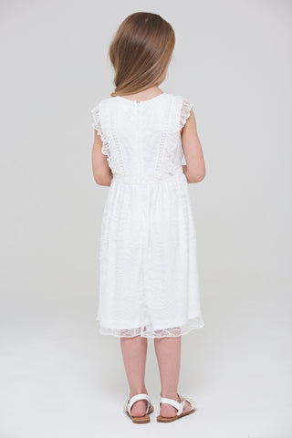 Frock & Frill Annie Lace Dress With Frill Detail
