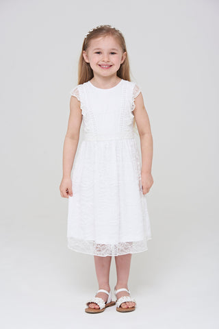 frock & frill Annie Lace Dress with Frill Detail