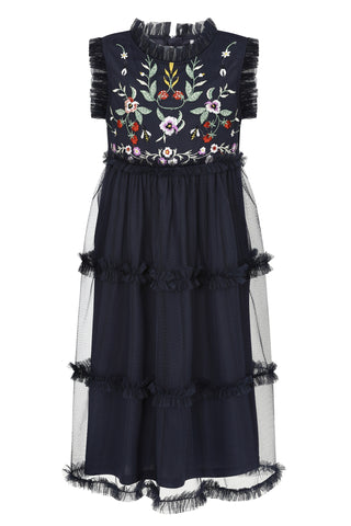 Frock & Frill Aubrey Floral Embroidered Dress