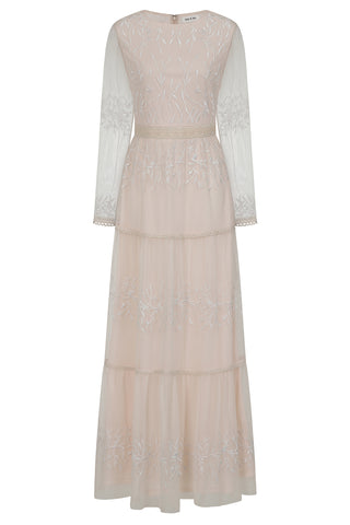 Frock & Frill Calla Embroidered Maxi Dress