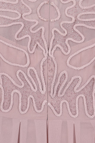 Frock & Frill Cari Mauve Cornelli Sequin Midi Dress