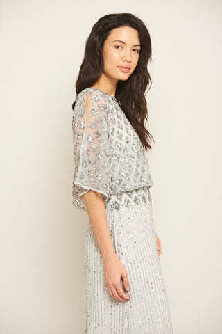 Frock & Frill Cosmic Embellished Maxi Dress