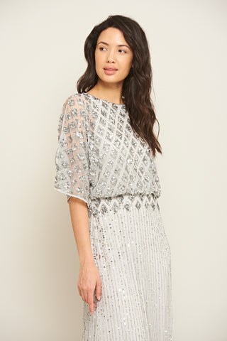 Frock & Frill Cosmic Embellished Maxi Dress