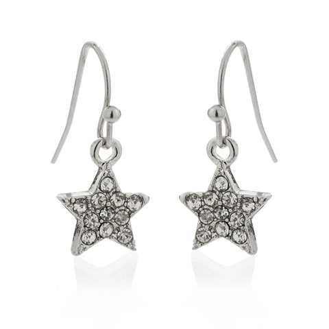frock & frill Diamante Star Earrings