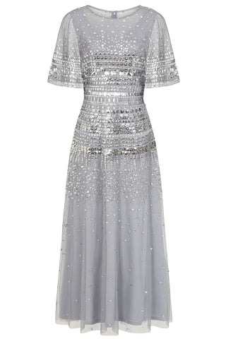 Frock & Frill Ella Heather Embellished Maxi Dress