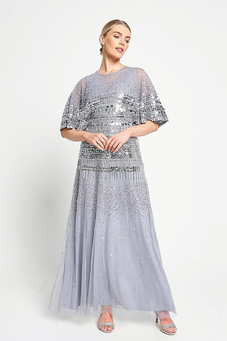 frock & frill Ella Heather Embellished Maxi Dress