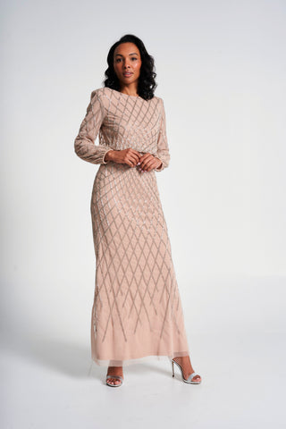 Frock & Frill Etta Embellished Maxi Dress