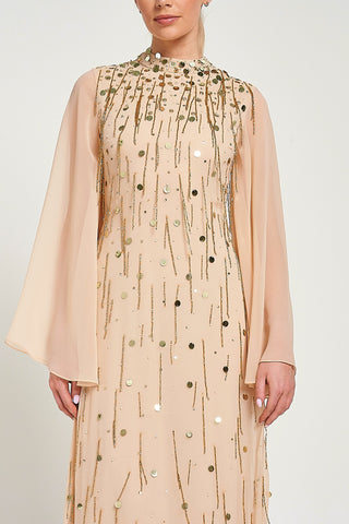 Frock & Frill Faye Embellished Maxi Dress