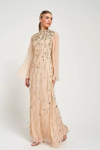 Frock & Frill Faye Embellished Maxi Dress