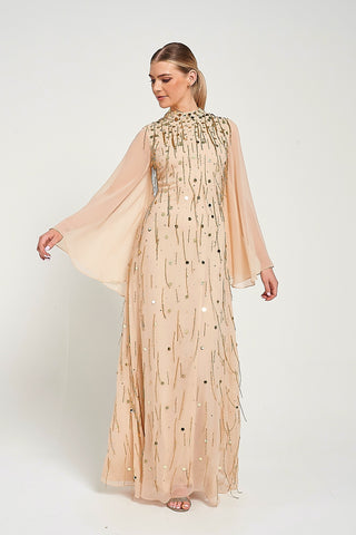 Frock & Frill Faye Embellished Maxi Dress