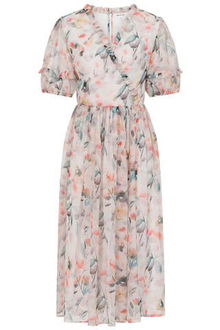 Frock & Frill Fleur Floral Print Midi Dress