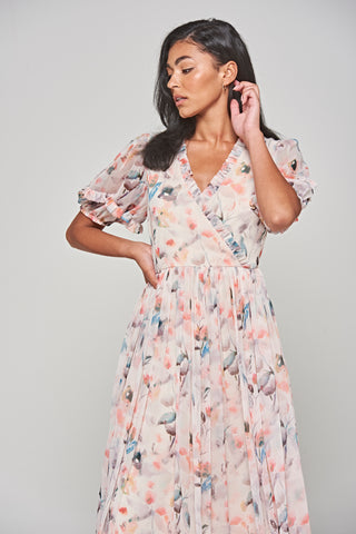 Frock & Frill Fleur Floral Print Midi Dress
