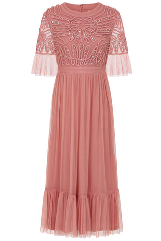 Frock & Frill Jenna Rose Cornelli Sequin Midi Dress