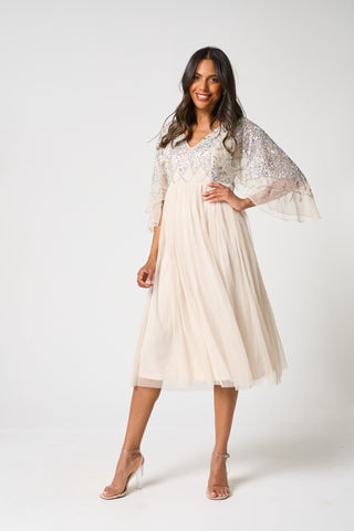 Frock & Frill Kathryn Sequin Midi Dress