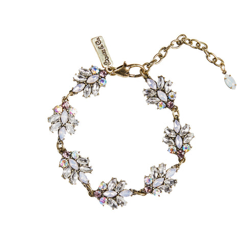 frock & frill Leaf Stone Bracelet