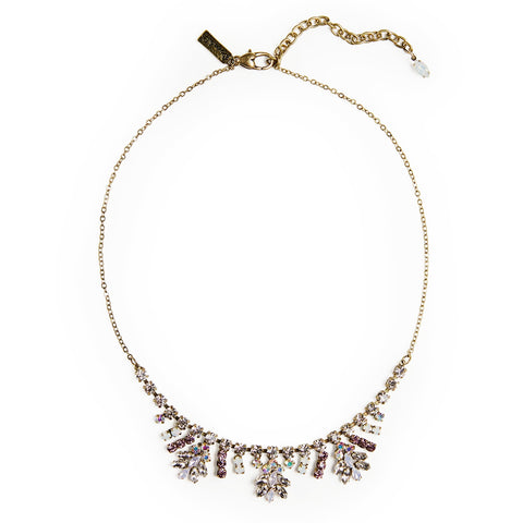 frock & frill Leaf Stone Necklace