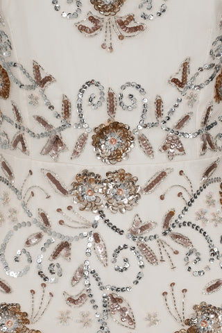 Frock & Frill Liana Floral Embellished Maxi Dress