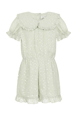 Frock & Frill Maddie Playsuit With Frill Collar