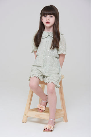 frock & frill Maddie Playsuit with Frill Collar