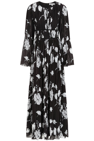 Frock & Frill Mira Black Floral Print Maxi Dress