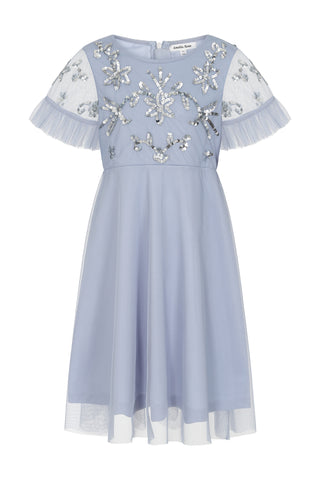 Frock & Frill Molly Blue Sequin Dress