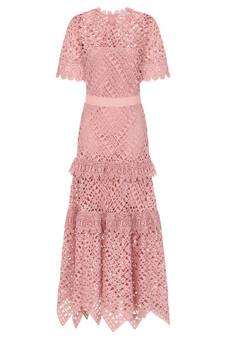 Frock & Frill Narelle Rose Crochet Lace Midaxi Dress