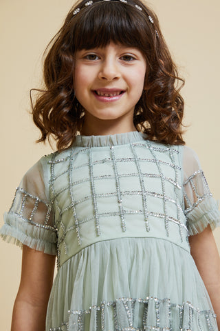 Frock & Frill River Seafoam Sequin Dress