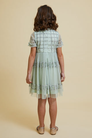 Frock & Frill River Seafoam Sequin Dress
