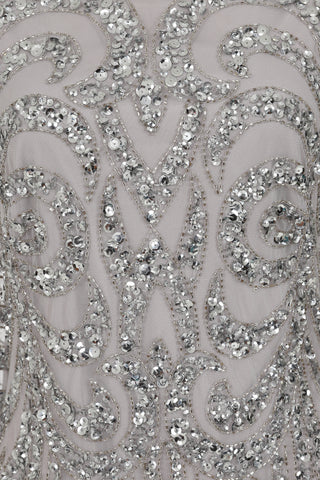 Frock & Frill Roxie Silver Embellished Shift Dress