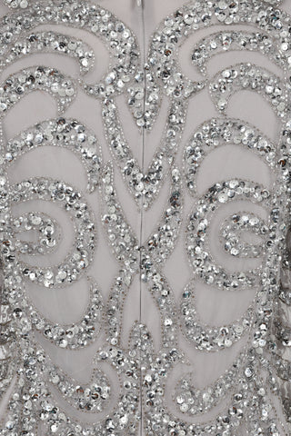 Frock & Frill Roxie Silver Embellished Shift Dress