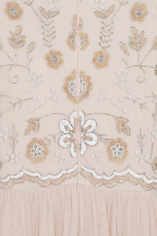 Frock & Frill Senna Floral Embellished Maxi Dress