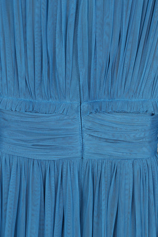 Frock & Frill Sophia Blue Tulle Maxi Dress