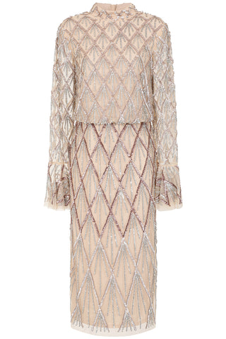 Frock & Frill Tabitha Embellished Midi Dress