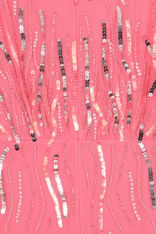 Frock & Frill Mabel Strawberry Embellished Maxi Dress