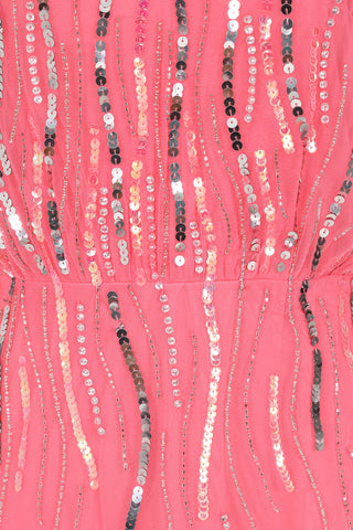 Frock & Frill Mabel Strawberry Embellished Maxi Dress