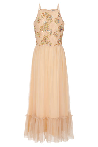 Frock & Frill Nola Sequin Bodice Dress With Tiered Skirt