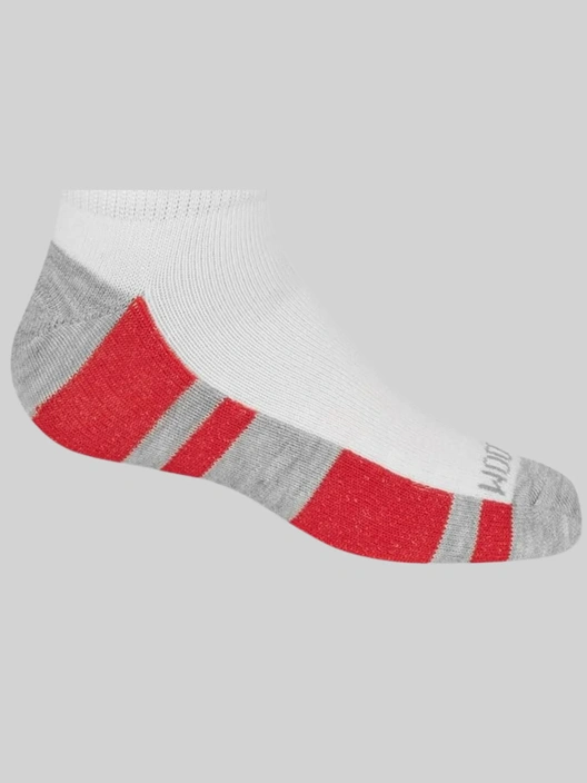 Fruit Of The Loom Boys' Dual Defense No Show Sock 10 Pack