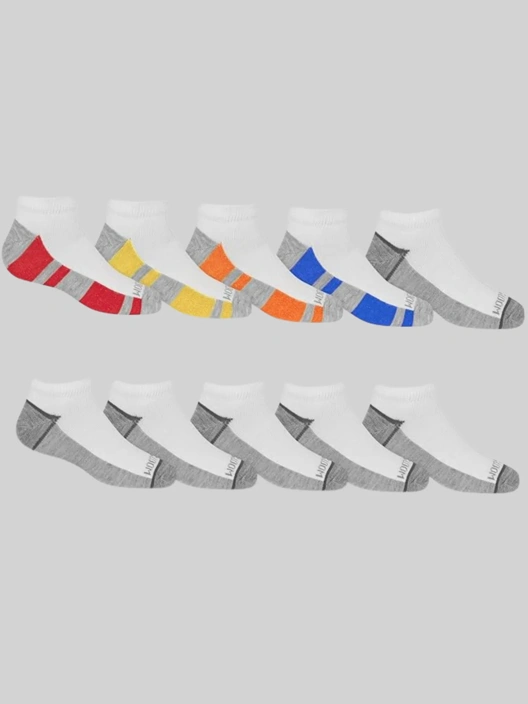 fruit of the loom Boys' Dual Defense No Show Sock 10 Pack fruit of the loom Boys' Dual Defense No Show Sock 10 Pack