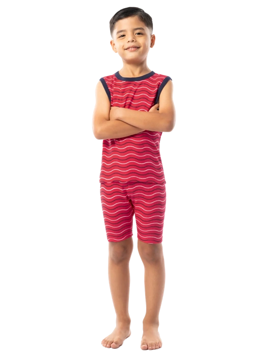 Fruit Of The Loom Boys' Energize Snug Fit Pajama 4-Piece Sleep Set