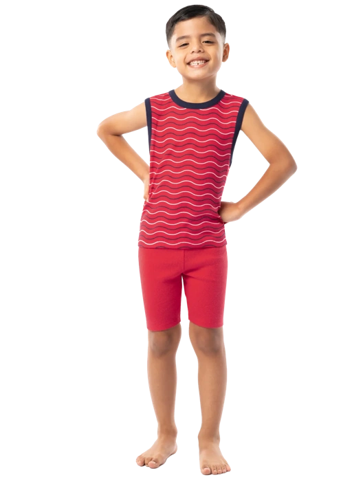 Fruit Of The Loom Boys' Energize Snug Fit Pajama 4-Piece Sleep Set