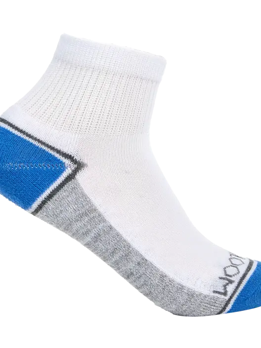 Fruit Of The Loom Boys' Recycled Quarter Sock 6 Pack